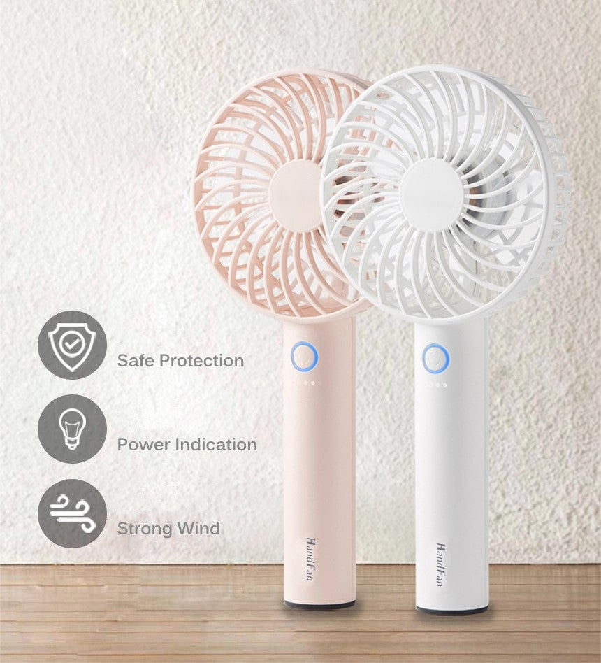 PORTABLE COOLING FAN MINIMAL DESIGN WITH CHARGING BASE