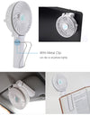 FRESH AIR™ MULTIPURPOSE FOLDING PORTABLE FAN WITH 5200 MAH POWER BANK